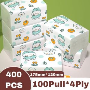 [Ready Stock] 1PACK BERBALOI Cheerful Pink Facial Tissue Soft pack baby Tissue Toilet Paper 4-ply thickening Face Tisu