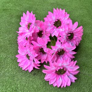 Hoa Giả.cụm hoa hướng dương bông lớn (zine 18cm) dùng cắm bình.cắm cổng cưới
