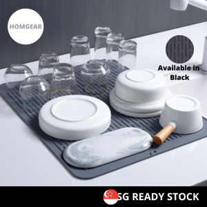 Silicone Dish Drying Mat Large drying mat dish sink kitchen