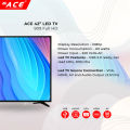 ACE 42" LED TV 909 FULL HD  Frameless Flat screen LED TV. 