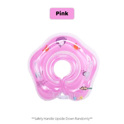 👶🏻Woobbies Inflatable Swimming Newborn Infant Baby Safety Ring Neck Float Pelampung Leher
