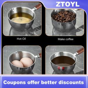 【ZTOYL】 Dài Xử Lý Sáp Nóng Chảy Nồi Thép Không Gỉ Tự Làm Thơm Nến Xà Phòng Sô Cô La Bơ Handmade Xà Phòng Jug Nước Nóng Cà Phê Sữa