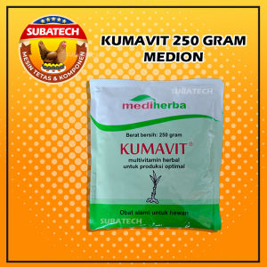 KUMAVIT 250 Gram Medion Herbal Penambah Nafsu Makan Hewan