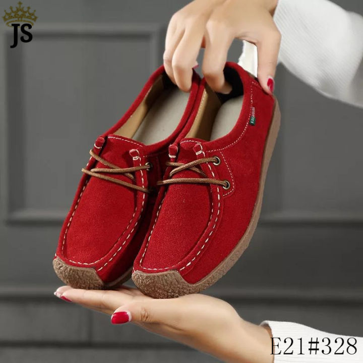 E21 Suede Lace Up Loafer Shoes Lazada PH
