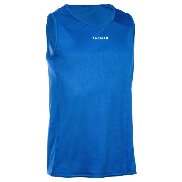 Decathlon Tarmak Mens Basketball Jersey Tank Top T100 Navy