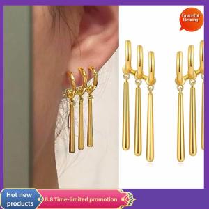 Graceful 1คู่หนึ่งชิ้น Zoro อะนิเมะต่างหูเจาะสำหรับผู้หญิงผู้ชายคอสเพลย์ต่างหูแฟชั่นต่างหูสามชิ้นต่างหูห้อยยาว