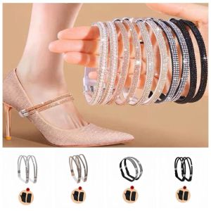 LIUJIR Chống rơi ra Dây đai cố định đàn hồi Dây cố định hình tam giác có thể tháo rời Dây đai chống trượt Dây giày nữ Phong cách Thoải mái Dây giày cao gót Phụ nữ