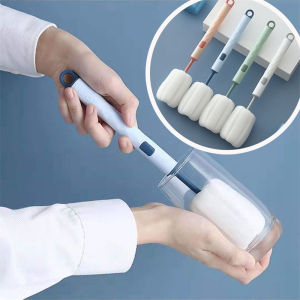 Sponge Cup Brush Kitchen Cleaning Tools Household Glass Bottle Washing Cleaning Brushes Cleaner Kitchen Accessories
