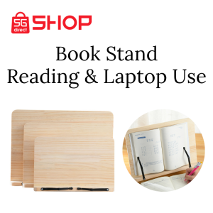 Solid Wood Reading Stand Adjustable Book Holder Laptop Tablet Stand Ergonomic Cookbook Stand Desk Organizer (3 sizes)