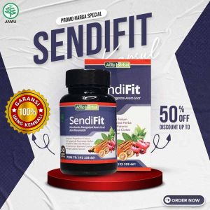 Obat Herbal Sendifit / Sendi Fit Asli 100% Original - Isi 50 Kapsul - Solusi Atasi Nyeri Tumit Kaki Karena Asam Urat dan Rematik Sakit Tumit Telapak Kaki Tumit Sebelah Kiri dan Kanan Nyeri Pergelangan Kaki