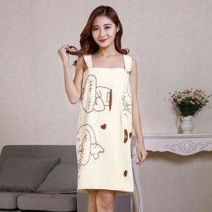 Baju Handuk Wearable Towel Multifungsi Kimono Serbaguna Handuk Baju Kimono Dress Kimono Mandi Motif Multifungsi Dewasa Wearable Towel Menyerap Air Gratis Ongkir Bisa COD