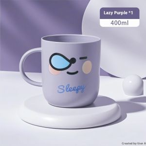 ถุง漱口水แก้วน่ารักลายการ์ตูน ขอบเรียบเนียน ทนทานปลอดภัยสำหรับเด็กและนักเรียน