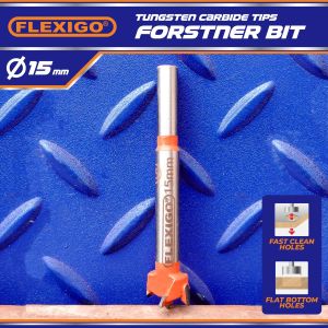 Mata Bor Kayu Engsel Sendok Merah Flexigo Forstner Bit Hole 15 mm