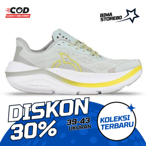 DISKON Sepatu Olahraga Running Pria Ortuseight Hyperblast 2.0 White Yellow Sepatu Running Pria Wanita Ukuran 39 sampai 43 Termurah COD