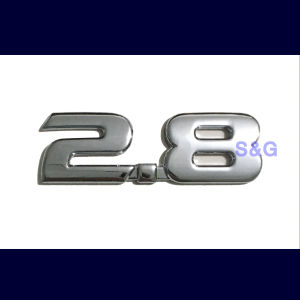 2.8 Emblem Badge Decal for Toyota Fortuner and Innova 2016-2026