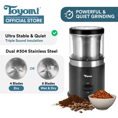 [NEW] TOYOMI Wet and Dry Electric Grinder EG 995