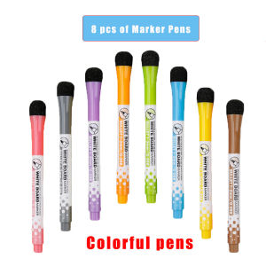 Hàng sẵn có 8 pcs/12 pcs khô bút dạ quang với Eraser cap Fine Tip bút xóa ít mùi không độc hại-bảng trắng đánh dấu hoàn hảo cho khô xóa bảng trắng trong văn phòng lớp học hoặc ở nhà