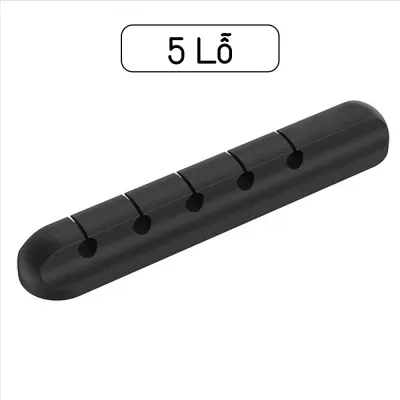 Kẹp Giữ Dây Cáp Sạc Điện Thoại Máy Tính Bằng Silicone Cao Cấp - Keo 3M Bám Dính Mọi Bề Mặt - Hàng Xịn