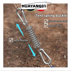 HUAYANG01 [2023 new HOT FASHION] lazlook ตัวปรับความตึงเชือกกระโจมเต็นท์ทำจากสแตนเลสแบบพกพาอุปกรณ์กลางแจ้ง