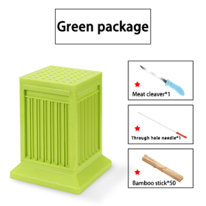 Meat Skewer Maker Wear Meat String Machine BBQ Meat Beef Tofu Slicer Kebab Maker Box