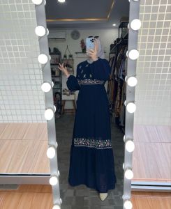 ZIFA FASHION // COD // MAREVA DRESS CRUTY BORDIR MODEL TERBARU // FASHION WANITA TERKINI // *AR