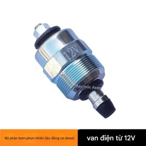 Van điện từ solenoid đóng mở dầu cho bơm cao áp máy phát điện 5kw 6kw 8kw