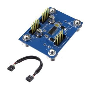 อะแดปเตอร์ขยาย2.0 9ขา USB เมนบอร์ดคู่ที่รองรับอุปกรณ์ต่อพ่วงพร้อมกันใช้งานง่าย