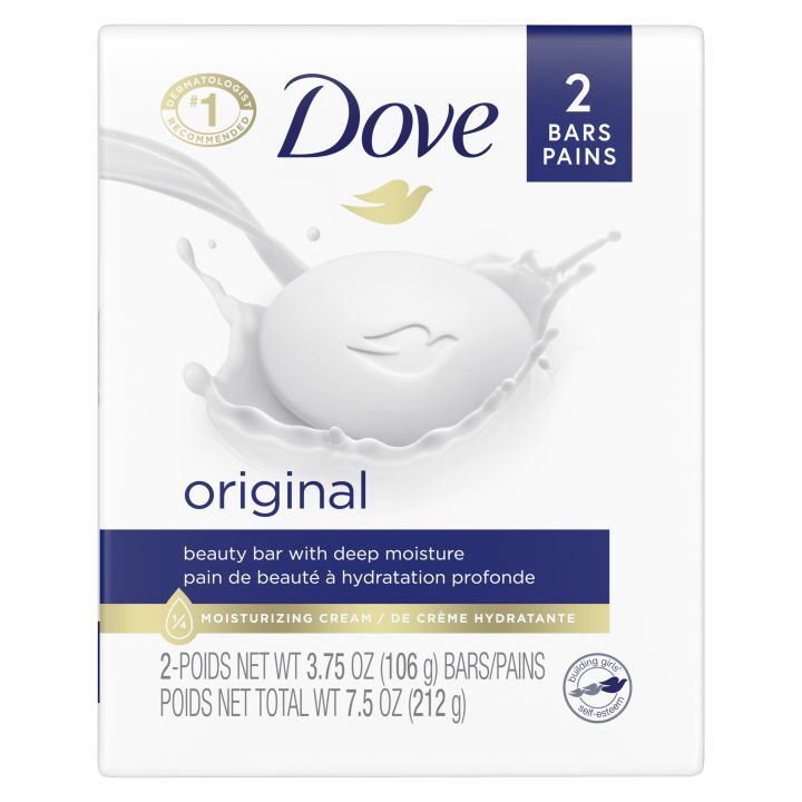 Dove Bar White 3.75oz x2