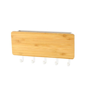 MLADEN Novel Wall-mounted Wooden Decorative Wall Rack Sundries Storage Box Prateleira Hanger Organizer Key Rack Wooden
