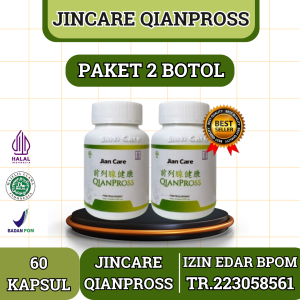 Qianpross JIANCARE Obat Untuk Buang Air KecilProstat Infeksi Saluran Kemih BPOM PAKET 2 BOTOL
