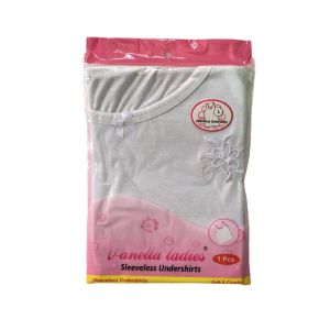 Vanella Ladies isi 3 Pcs Atasan Kaos Dalam Tank Top Wanita Perempuan Katun Putih Size M L XL XXL