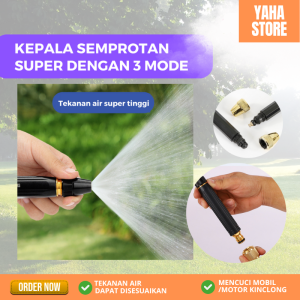 Semprotan Air Cuci Motor Mobil Taman Kuningan Hose Nozzle Spray Steam Water Jet - Yaha Store