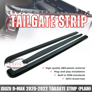 GECA ISUZU D-MAX 2020-2022 TAILGATE STRIP (PLAIN) DDTGAT01 (3PCS) (10148)
