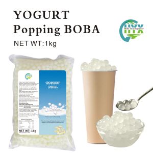 Philippines Choice! 1000g Yogurt Popping Balls - Chewy & Sweet Topping for Drinks & Desserts