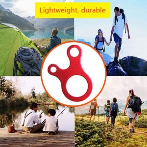 8 ชิ้น เครื่องมือสำอางการแสดงผล หูกวาง ตัวเร่งเชือก ตัวเร่งสายเชือกเต็นท์ ตัวดึงเชือก สำหรับเชือกเต้นท์, ทาร์ป, อุปกรณ์เต้นท์, ตัวปรับเชือกเต็นท์ - Hug