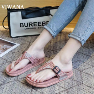VIWANA Wedges Slippers For Women Anti Slip Outdoor Indoor Slipper Korean Style Fashion Beach Sandals Ladies Shoes Women