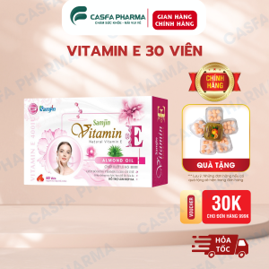 Viên nang Vitamin E đỏ Sản phẩm hỗ trợ ổn định nội tiết cho phụ nữ hộp 30 viên