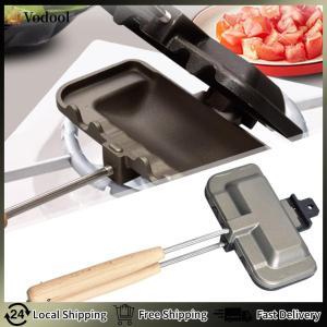 【Vodool】Frying Pan Nonstick Grilled Cheese Maker Multifunctional High Temperature Resistant for Breakfast Pancakes Toast Omelets