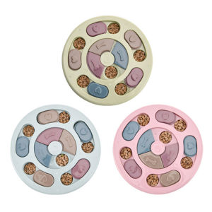 Dog Puzzle Toy Interactive Slow Feeder Treat Dispenser IQ Training Enrichment Toy for Dogs Puppies