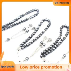 ✨QK shop✨ 8MM Round Beads Gallstone Type Middle Eastern Islam Muslim Tasby Handmade Rosary