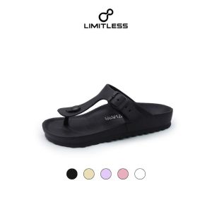 LIMITLESS Sandal Wanita Jepit Terbaru Anti Slip Sendal Cewek Polos Kekinian Tahan Air Korean Style Nyaman