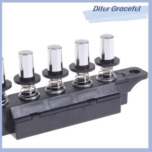 Ditur สวิตช์ปุ่มปลั๊กอินห้าตำแหน่งสำหรับฮูดระยะไกลสวิตช์สีเงินห้าตำแหน่ง