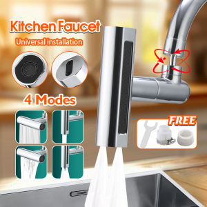 Multi-functional Tap Waterfall Faucet 360° Rotatable Kitchen Sink Spray Nozzle Tap Universal Water Faucet