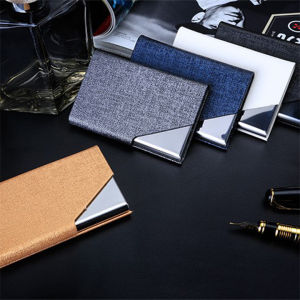 Ví đựng danh thiếp đựng card visit inox bọc simili
