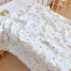 YOYOY 70*90 baby kid bath towel cotton swaddle blanket washcloth infant 4 layer tuala bayi budak
