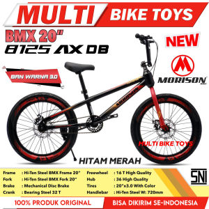 Sepeda Anak Laki BMX 20 Inch MORISON 8125 AX DB Rem Disc Brake Ban 2.40 dan JUMBO 3.0