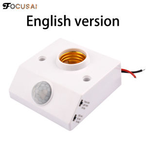 LED bulb E27 lamp holder FocusAi motion sensor switch AC110-240V 86 type human body infrared sensor