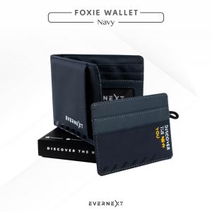 EVERNEXT - DOMPET LIPAT PRIA WATERPROOF DOMPET PENDEK PRIA ANTI AIR FOXIE WALLET DOMPET BIFOLD PRIA
