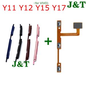 Power ON OFF Volume Button Flex For vivo Y11 Y12 Y15 Y17 Y3S 2019 Phone Side Buttons Ribbon Cable