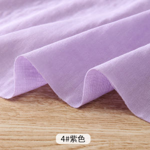 ผ้าผ้าโปร่งสองชั้นคอตตอน100แบบทำมือ W300350เย็บสำหรับเสื้อผ้าเด็กระบายอากาศได้ดีนุ่ม